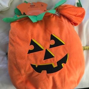 CLAIRE'S Dog/Cat Halloween Costume PUMPKIN 2pieces